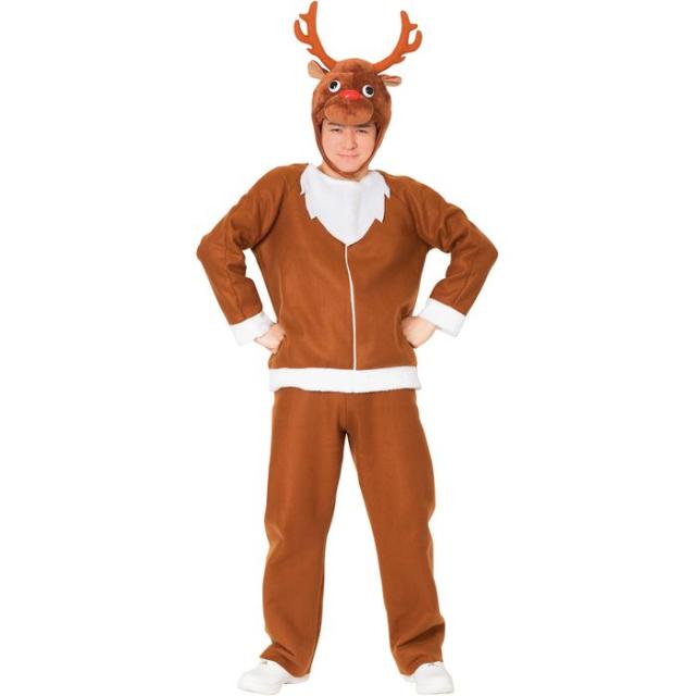 Xm Comical馴鹿男式大小馴鹿服裝與頭飾馴鹿角色扮演聖誕節聖誕節聖誕節xmas Cosplay Xm コミカルトナカイ メンズサイズ かぶりもの付 トナカイ衣装 トナカイコスプレ クリスマス Christmas Xmas コスプレ 日本露天購物 Ruten Japan
