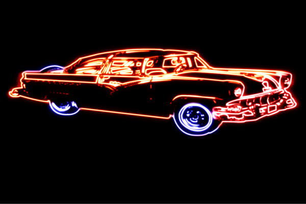 新作続々入荷中 ネオン 車 24 くるま クルマ カー Car 自動車 ディーラー カスタム 外車 ネオンライト 電飾 Led ライト サイン Neon 看板 イルミネーション インテリア 店舗 ネオンサイン アメリカン