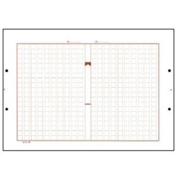 Handmakuji學校產品產品文件紙b4 400個字符 個方格 4孔500件套裝 100件頻段 5捆 Gen 5 文運堂学用紙製品原稿用紙b4 400字 マス 4穴500枚セット 100枚帯掛 5束 ゲン 5