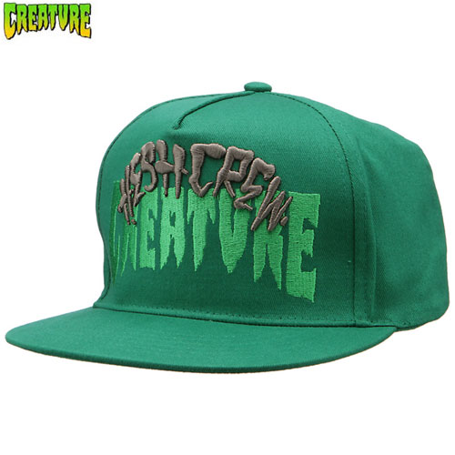 Creature Skateboards Csfu Support Corduroy Strapback Cap Black Skate Clothing From Native Skate Store Uk