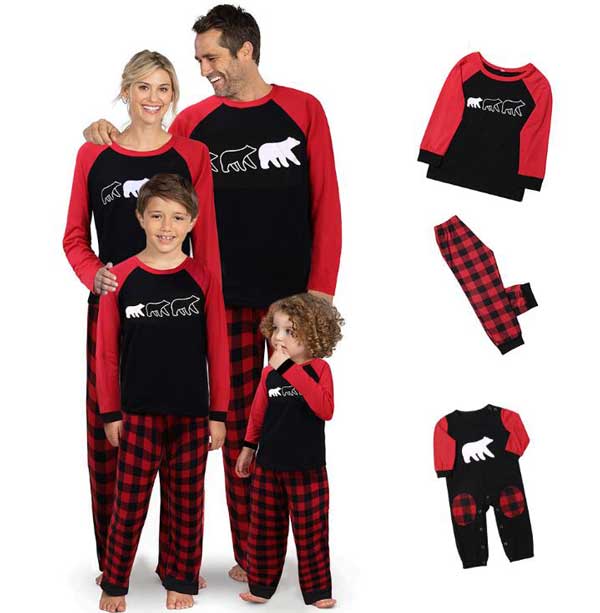 聖誕節禮物父母和兒童對睡衣聖誕節活動家庭匹配室穿聖誕節禮物夫婦睡衣父母和兒童對圓禮品檢查模式睡衣 クリスマスプレゼント 親子ペア パジャマ クリスマスイブ 家族お揃い ルームウェア クリスマス ギフト カップルパジャマ 親子 ペアルック ギフト チェック柄