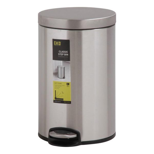 ジャパン 本物 ゴミ箱 おしゃれ ごみ箱 ダストボックス スリム 縦型 オフィス トイレ キッチン リビング カフェ シルバー 幅25 奥行25 高さ40 限定製作 Solutions Time Com