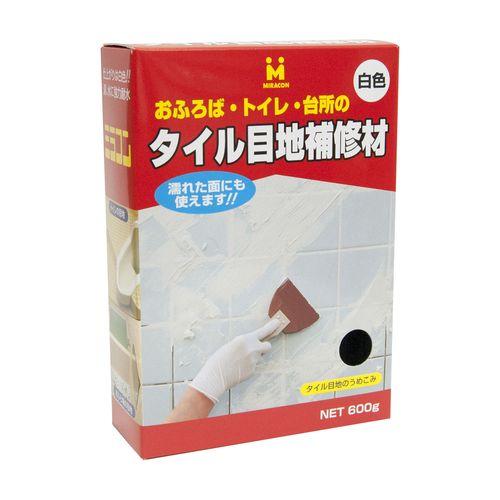米拉肯瓷磚眼睛白色600g ミラコンタイル目地材白600g 日本露天購物 Ruten Japan