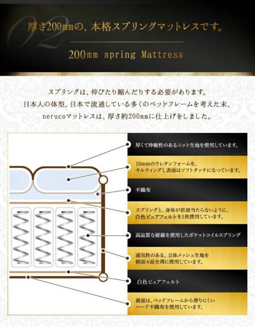 大人気得価 高密度ポケットコイルマットレス PAY マーケット - 家具のインテリアオフィスワン|商品ロットナ シングル 日本人の体格や環境を考慮したベッドマットレス ベッドコンシェルジュの通販はau 国産再入荷