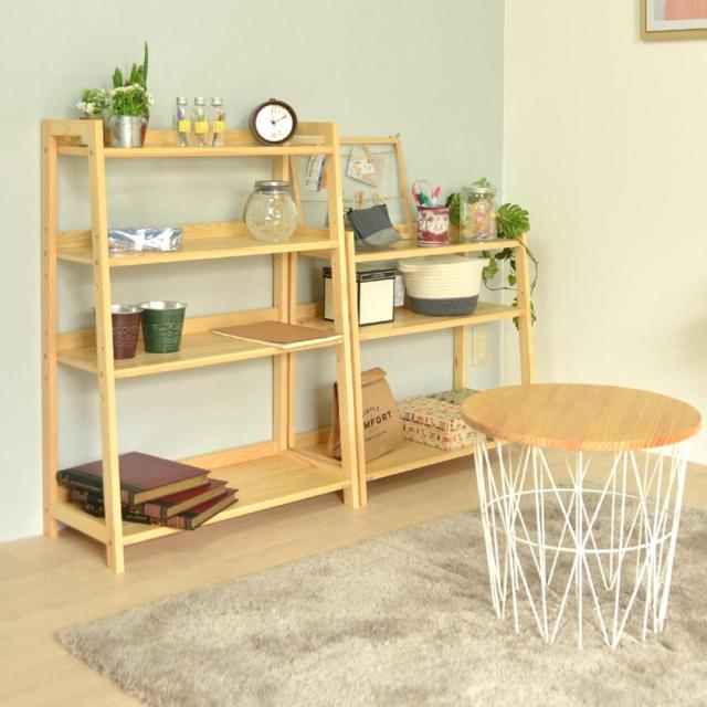 パインの ガラストップウッドラック ナチュラル ホワイトの通販はau Pay マーケット 家具のインテリアオフィスワン 商品ロットナンバー 3段 木製 可動棚 天然木 ブラウン のインテリ
