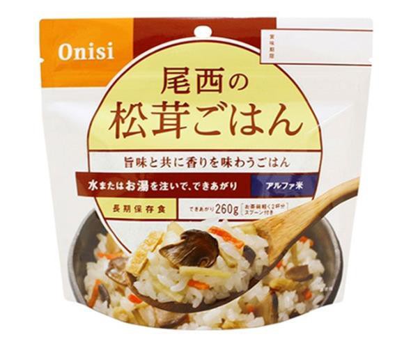 免費送貨上紫外線松島米飯1飯1飯100克50件 送料無料尾西食品松茸ごはん1食分se 100g 50個入 日本露天購物 Ruten Japan