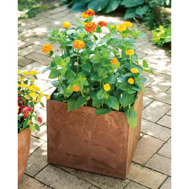 オンライン銀座 ガーデニング フラワー ガーデニング用品 エクステリア プランター 鉢 フラワースタンド アートストーンプランター キューブs G 純正大阪 Solutions Time Com