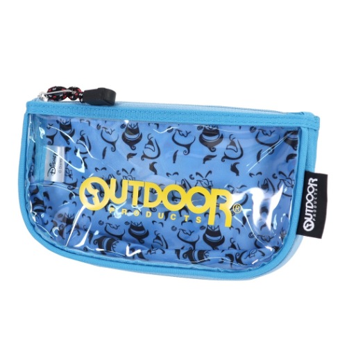 Aladdin X戶外鉛筆盒清除平筆盒ginie Disney動漫玩具 アラジン Outdoor 筆箱 クリア フラット ペンケース ジーニー ディズニー キャラクター グッズ 日本露天購物 Ruten Japan