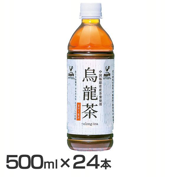 24瓶）神戶結算烏龍茶PET 500毫升[無貨到付款] Tominaga Trading烏龍茶茶葉國內鐵觀音PET瓶無添加劑- （24本）神戸居留地烏龍茶PET  500ml 【代引き不可】富永貿易ウーロン茶お茶国産鉄観音