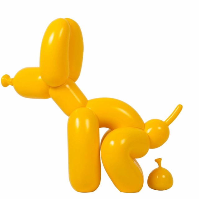 裝飾物體藝術圖小雕象樹脂內部圖像裝飾氣球氣球藝術 置き物オブジェアートフィギュア置物犬樹脂製インテリア像装飾風船バルーンアート 日本露天購物