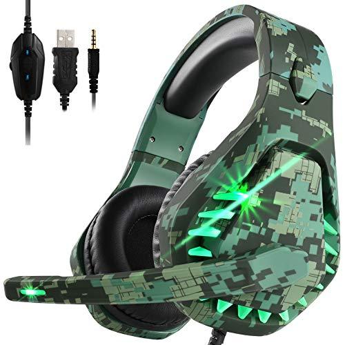 初回特典なし イヤホン Envelゲーミングヘッドセット Ps4ps5 ヘッドホン Led マイク付き 有線 3 5mm 軽量 スイッチ ゲーム ヘッドフォン 重低音 Switch Fps Pcゲーム用 快適 耐久 伸縮可能 Xbox One対応 男女兼用 Pub 新品レコード Kmctartskuttippuram Org