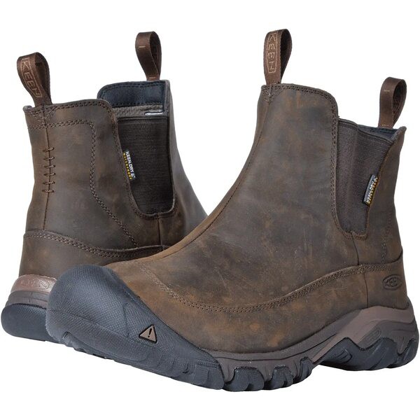 キーン メンズ ブーツ＆レインブーツ シューズ Anchorage Boot III Waterproof Dark Earth/Mulch