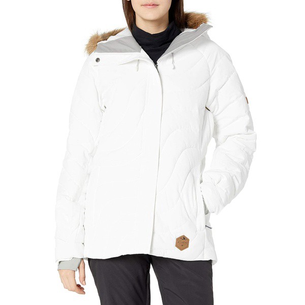 ビラボン レディース コート アウター Junior's Nomad Snow Jacket Bright White