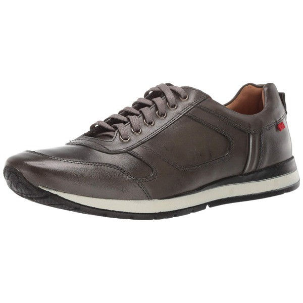 マークジョセフニューヨーク メンズ スニーカー シューズ Mens Leather Made in Brazil Carmine Street Sneaker Graphite Brushed Nappa