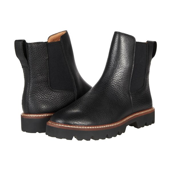 メイドウェル レディース ブーツ＆レインブーツ シューズ The Citywalk Lugsole Chelsea Boot in Leather True Black