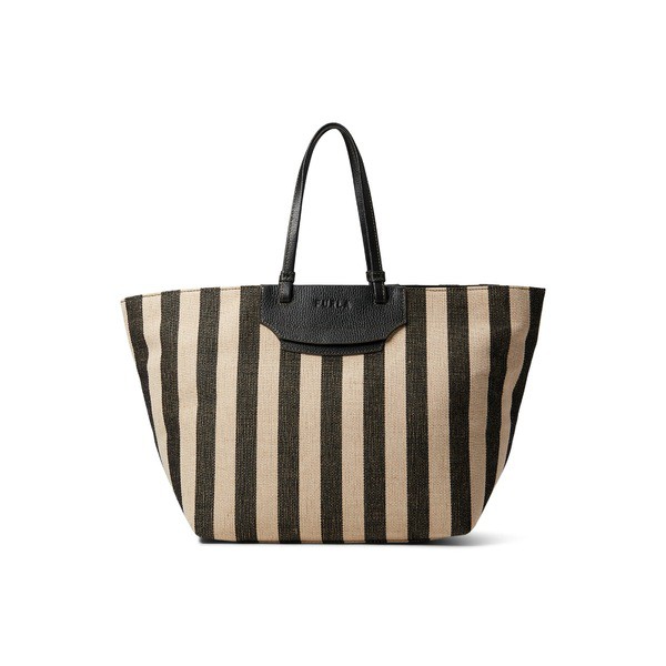 フルラ レディース ハンドバッグ バッグ Meraviglia Medium Tote 30 Toni Nero/Nero