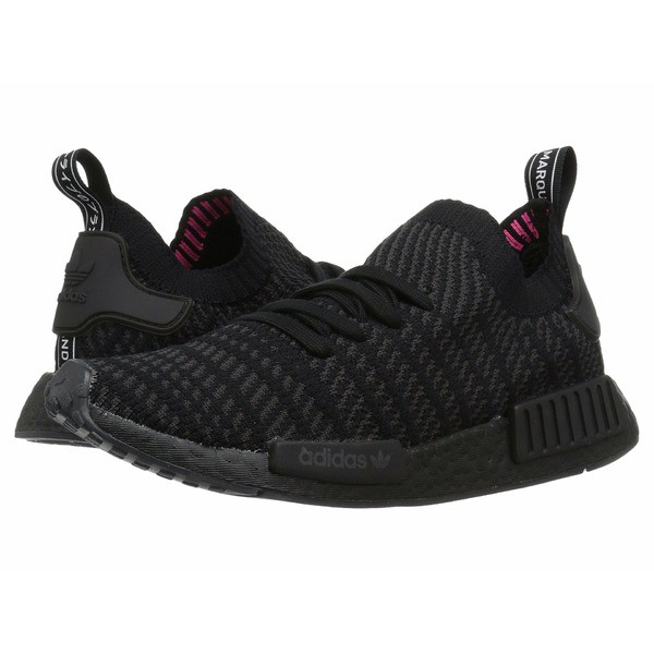 アディダス メンズ スニーカー シューズ NMD_R1 STLT PK Black/Utility Black/Solar Pink