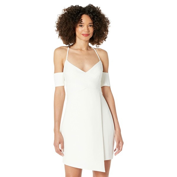 ビーシービージーマックスアズリア レディース ワンピース トップス Halter Cocktail Dress Off-White