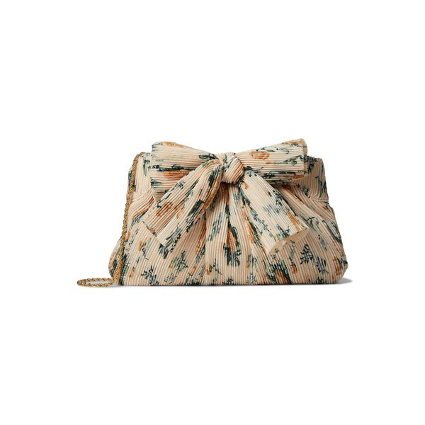 ロフラー ランダル レディース ハンドバッグ バッグ Rayne Pleated Frame Clutch with Bow Nova Floral