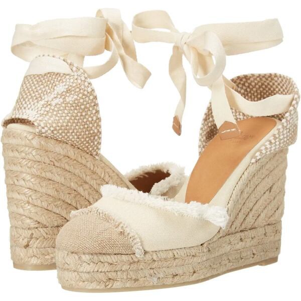 カスタ ニエール レディース ヒール シューズ Catalina 80 Wedge Espadrille Ivory