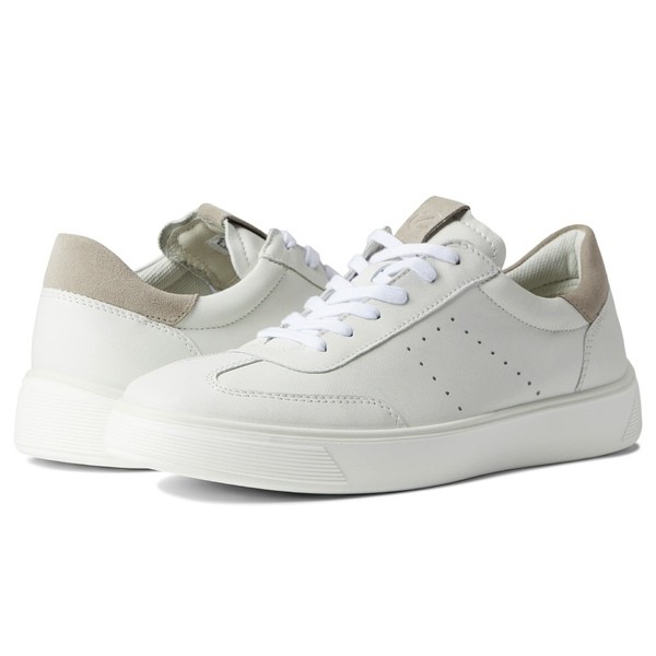 エコー メンズ スニーカー シューズ Street Tray Tennis Sneaker White/Moon Rock