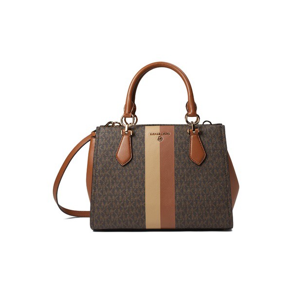 マイケルコース レディース ハンドバッグ バッグ Marilyn Medium Satchel Brown/Luggage - バッグ