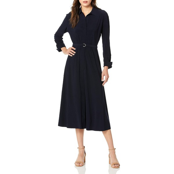 ノーマカマリ レディース ワンピース トップス Women's Nk Shirt a Line Midcalf Dress Midnight