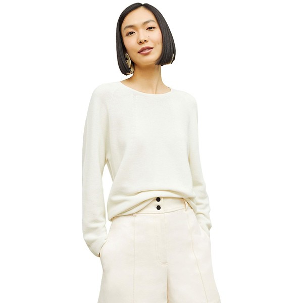 エムエメウラフール レディース ニット&セーター アウター Chadwick Top - Cotton Tencel Pearl