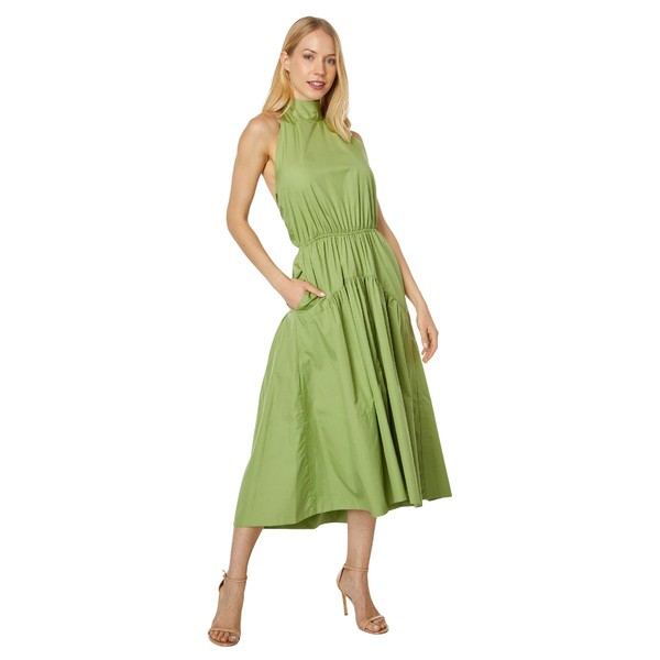 ヴィンス レディース ワンピース トップス Draped Neck Halter Dress Pistachio