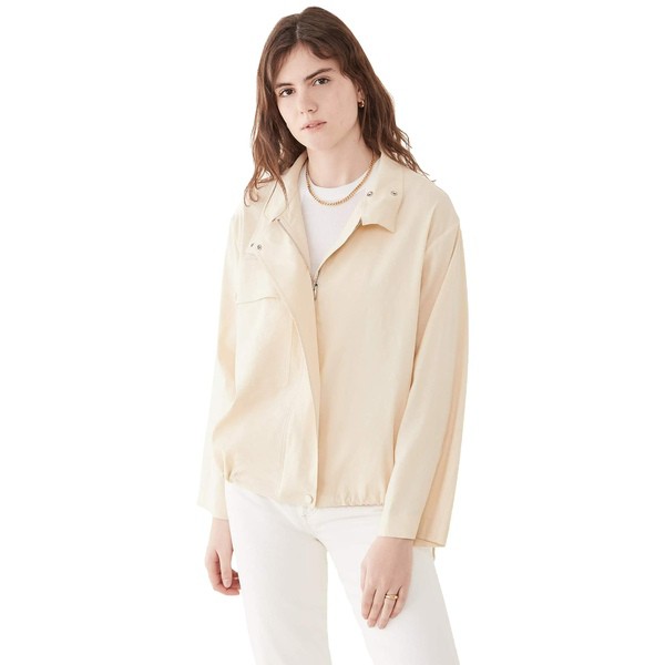 セオリー レディース コート アウター Women's Crop Utility Anorak Light Linen