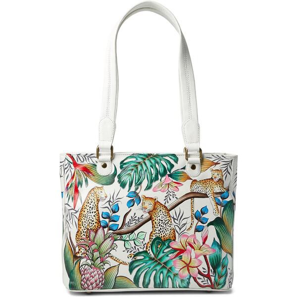 アヌシュカ レディース ハンドバッグ バッグ Medium Shopper 677 Jungle Queen Ivory