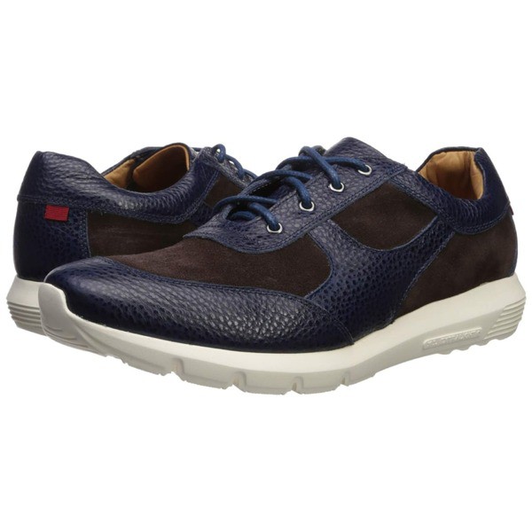 マークジョセフニューヨーク メンズ スニーカー シューズ Men's Leather Extra Lightweight Technology Fashion Trainer Sneaker Navy Pe