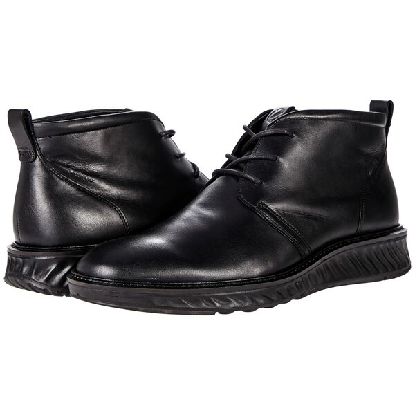 エコー メンズ ブーツ＆レインブーツ シューズ St.1 Hybrid Boot GTX Black Cow Leather