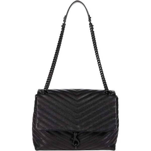 レベッカミンコフ レディース ハンドバッグ バッグ Edie Flap Shoulder Bag Black 2