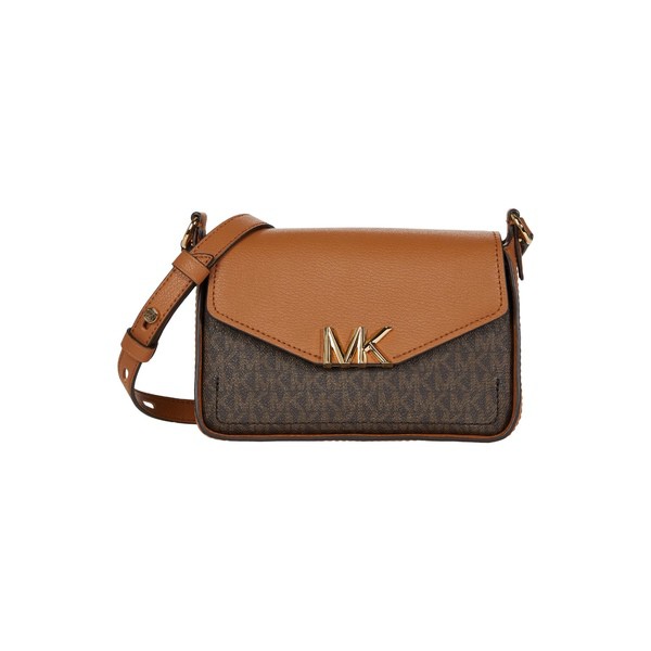 マイケルコース レディース ハンドバッグ バッグ Sylvia Small Flap Messenger Brown/Acorn