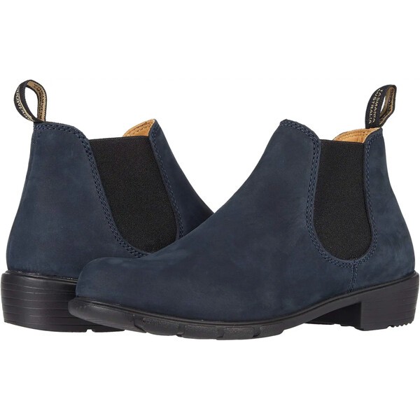 ブランドストーン レディース ブーツ＆レインブーツ シューズ BL1975 Ankle Chelsea Boot Navy Nubuck