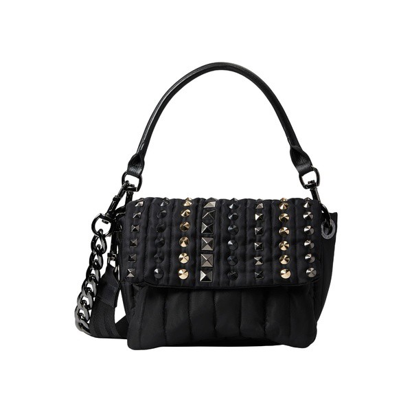 シンクロリン レディース ハンドバッグ バッグ Bar Bag Studded Crossbody Black Flight Nylon