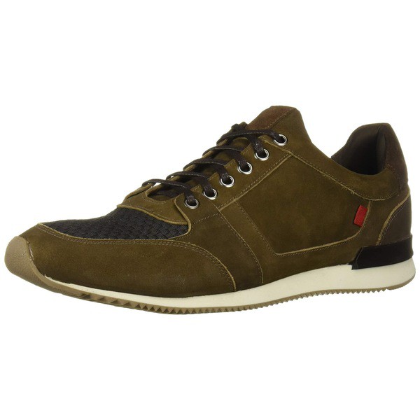 マークジョセフニューヨーク メンズ スニーカー シューズ Men's Leather Made in Brazil Luxury Fashion Trainer Sneaker Olive Nubuck