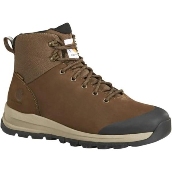 カーハート メンズ ブーツ＆レインブーツ シューズ Outdoor Waterproof 5" Alloy Toe Hiker Boot Dark Brown