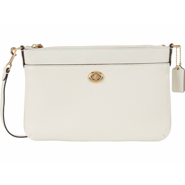 コーチ レディース ハンドバッグ バッグ Polished Pebble Polly Crossbody GD/Chalk