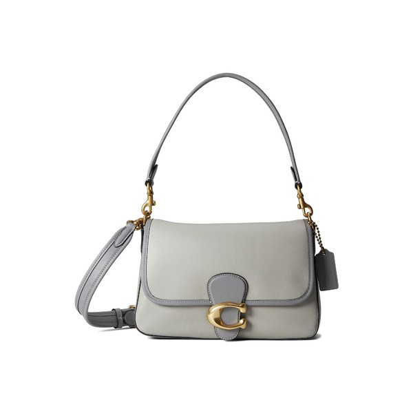 コーチ レディース ハンドバッグ バッグ Color-Block Leather Soft Tabby Shoulder Bag Dove Grey/Multi