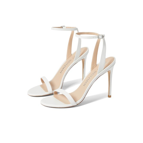 スチュアート ワイツマン レディース ヒール シューズ Barelynude 100 Sandal White