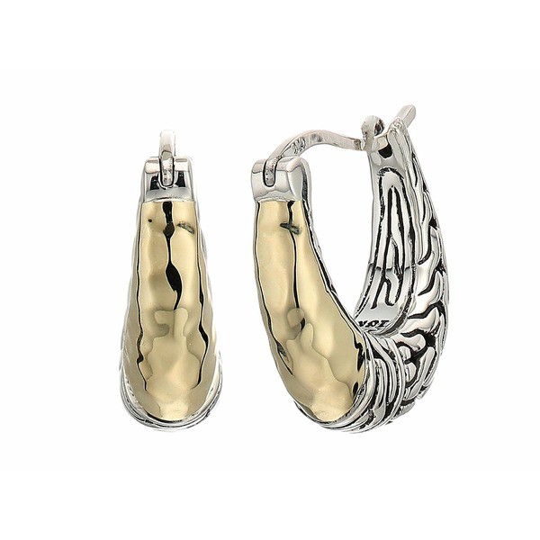 ジョン・ハーディー レディース ピアス＆イヤリング アクセサリー Classic Chain Arch Hammered 18K Small Hoop Earrings Silver/Gold