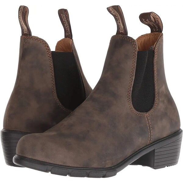 ブランドストーン レディース ブーツ＆レインブーツ シューズ BL1677 Heeled Chelsea Boot Rustic Brown