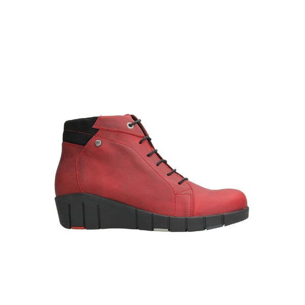 ウォルキー レディース ブーツ＆レインブーツ シューズ Chicago Water Resistant Dark Red Quebec Nubuck