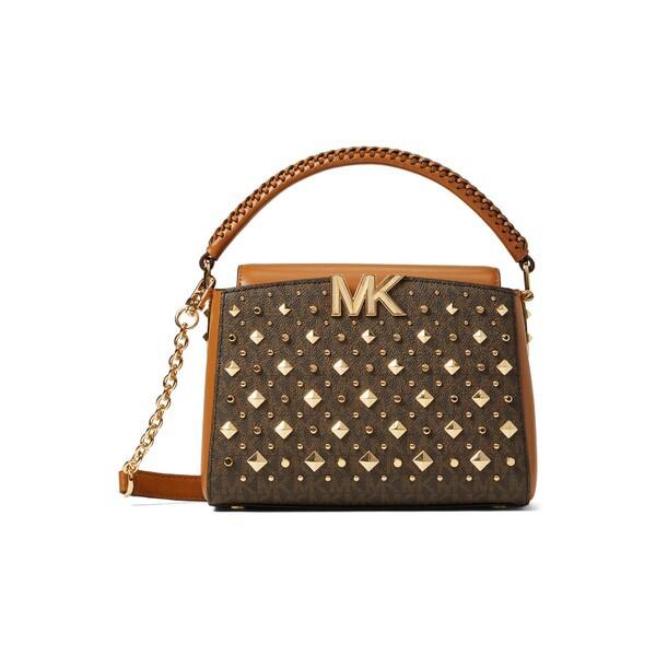 マイケルコース レディース ハンドバッグ バッグ Karlie Small Top-Handle Crossbody Brown/Acorn