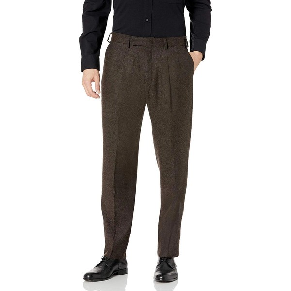 ビリーレイド メンズ カジュアルパンツ ボトムス Men's Walton Pleated Trouser Brown