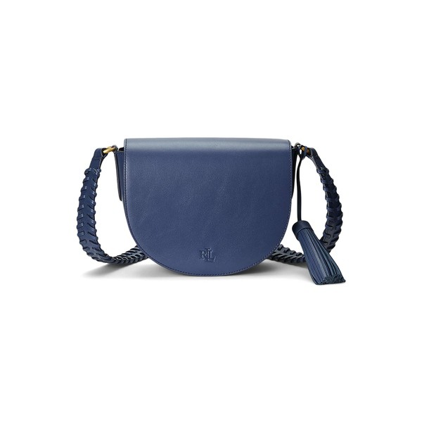 ラルフローレン レディース ハンドバッグ バッグ Leather Medium Witley Crossbody Bag Denim Blue