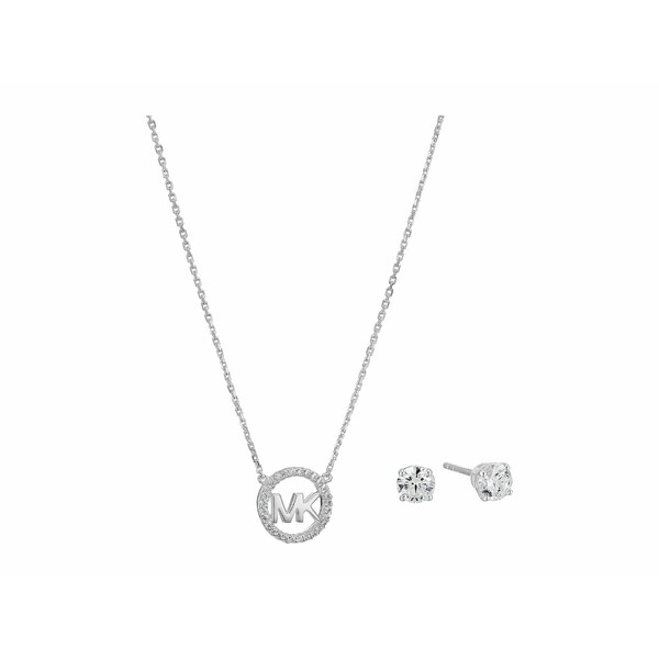 マイケルコース レディース ネックレス・チョーカー・ペンダントトップ アクセサリー Necklace Box Set Silver