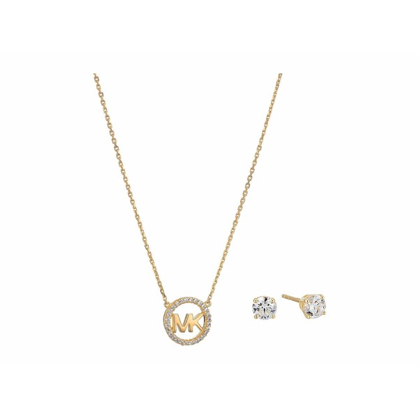 マイケルコース レディース ネックレス・チョーカー・ペンダントトップ アクセサリー Necklace Box Set Gold Tone